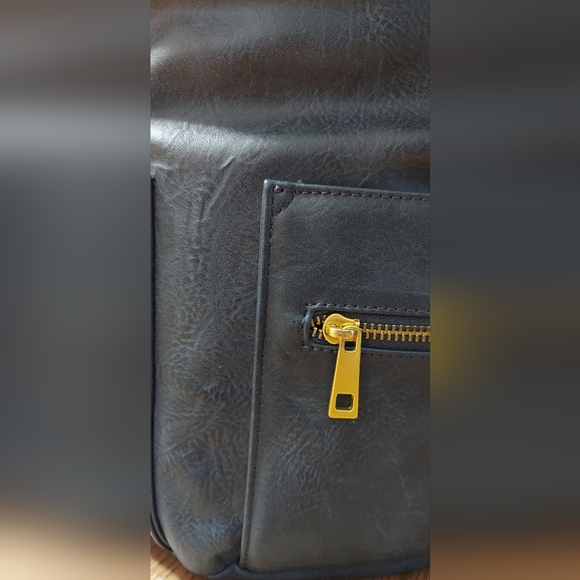 Fawn Design Mini Backpack In Navy/teal - Picture 3 of 8